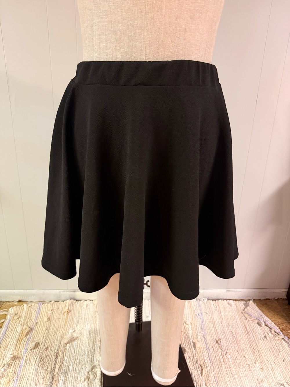 Black Women's Skater Skirt - Classic A-Line
